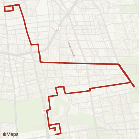 Red Gabriela - Santa Rosa P18 map
