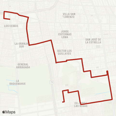 Red Gabriela - (M) Santa Rosa map