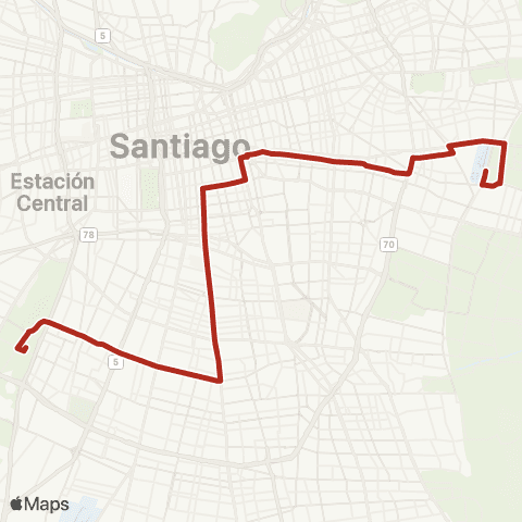 Red La Reina - Av. lo Ovalle map