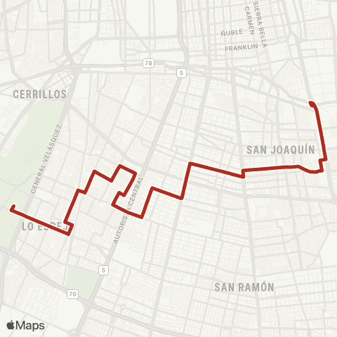 Red (M) Carlos Valdovinos - Jose Maria Caro map