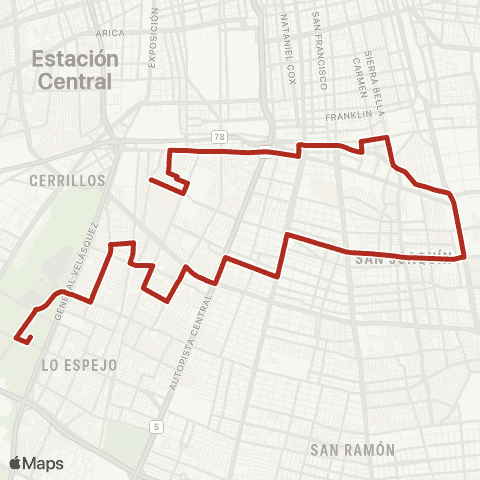 Red La Victoria - Portal Oeste map