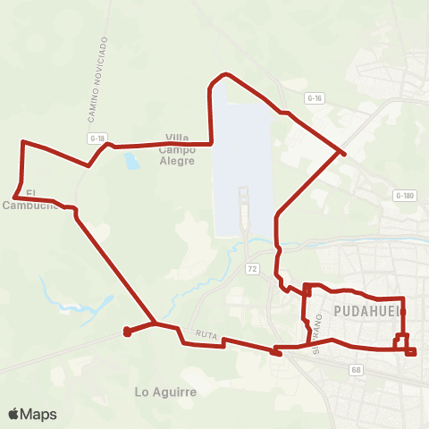 Red Noviciado - (M) Pudahuel map