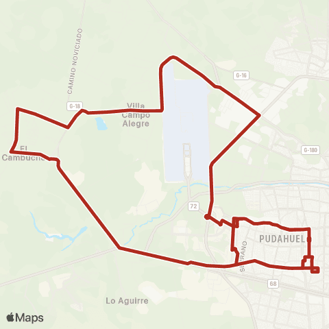 Red Noviciado - (M) Pudahuel map