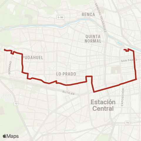 Red San Daniel - Parque de los Reyes map