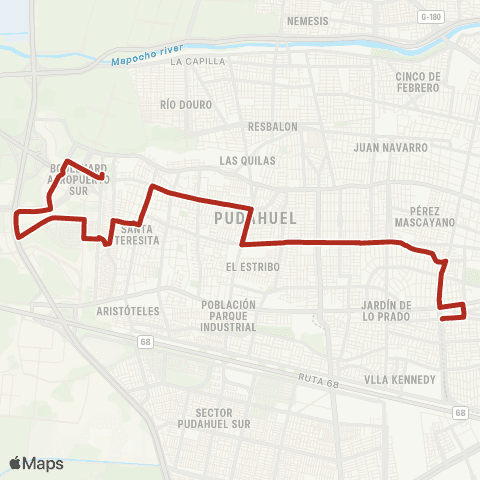 Red Enea - (M) San Pablo map