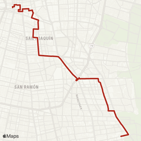 Red Av. la Florida - (M) Franklin map