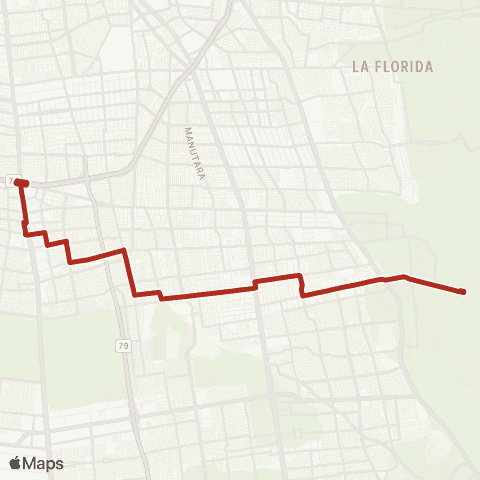 Red Diego Portales - (M) Santa Rosa map