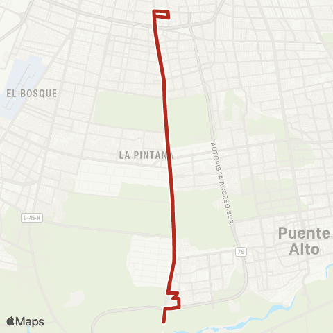 Red El Retiro - (M) Santa Rosa map