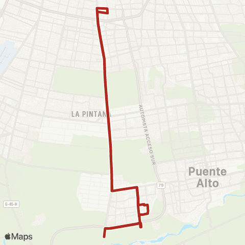 Red El Volcan - (M) Santa Rosa map