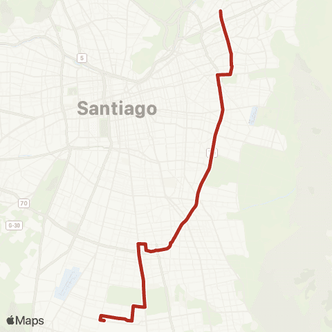 Red Pablo de Rokha - Vitacura map