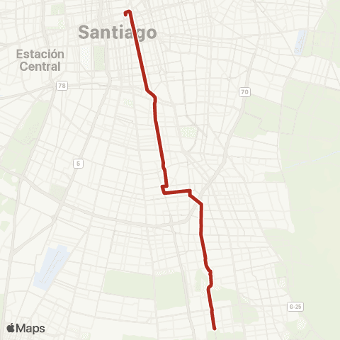 Red Alameda - Ejercito Libertador map
