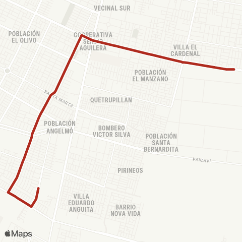 Red Lo Blanco - Angelmo map