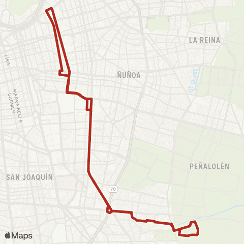 Red La Higuera - (M) Manuel Montt map