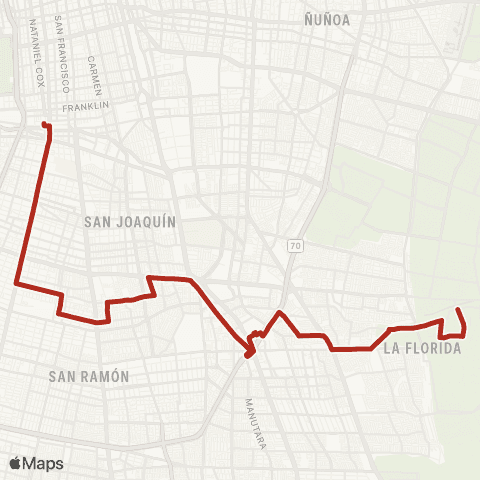 Red (M) Franklin - Maria Angelica map