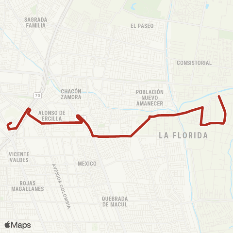 Red (M) Bellavista de la Florida - Maria Angelica map