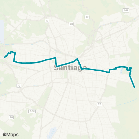 Red Pob. Teniente Merino - la Reina map