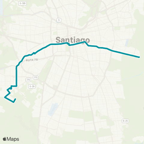 Red Villa el Abrazo - Peñalolen map