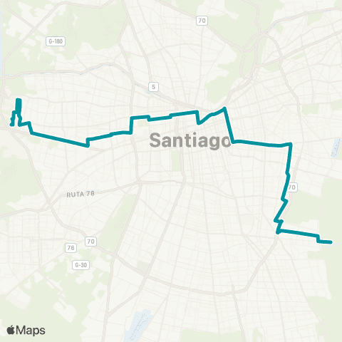 Red Enea - San Luis de Macul map