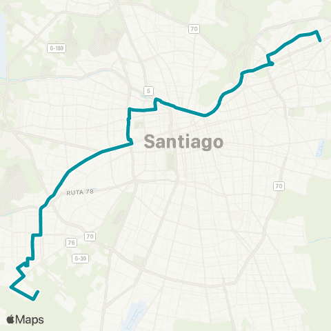 Red Villa el Abrazo - Vitacura map