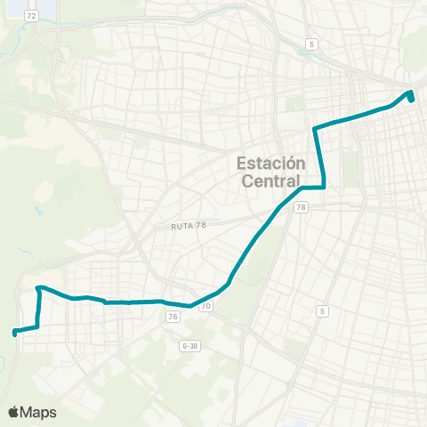 Red Plaza Italia - Maipu map