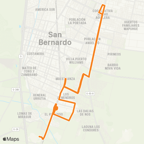 Red Mall Plaza Sur - (M) Hospital el Pino map