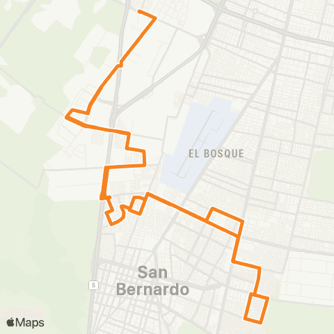 Red Lo Espejo - Santa Mercedes map