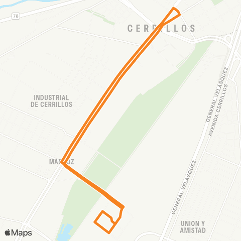 Red Villa San Alberto - (M) Cerrillos map