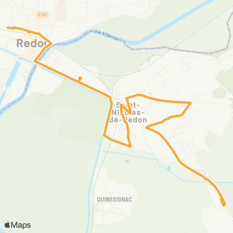 RED Saint-Perreux - Gare SNCF map