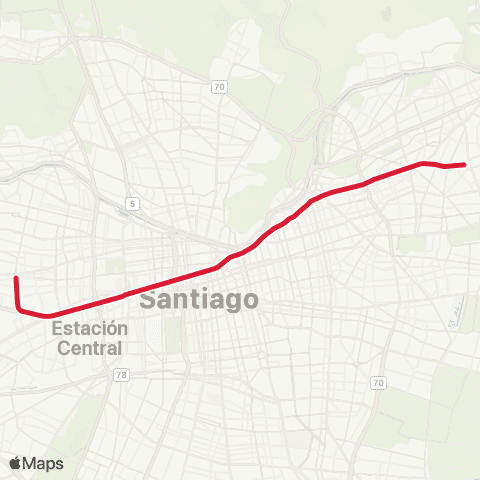 Metro San Pablo - Los Dominicos map