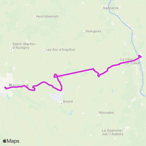 Rémi 18 La Charité-sur-Loire / Bourges map