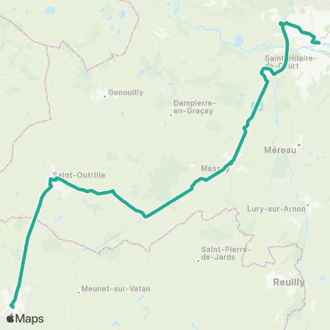 Rémi 18 Vatan / Graçay / Vierzon map