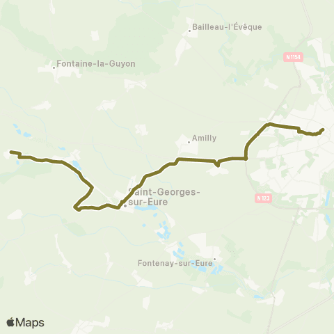 Rémi 28 St Luperce - Chartres map