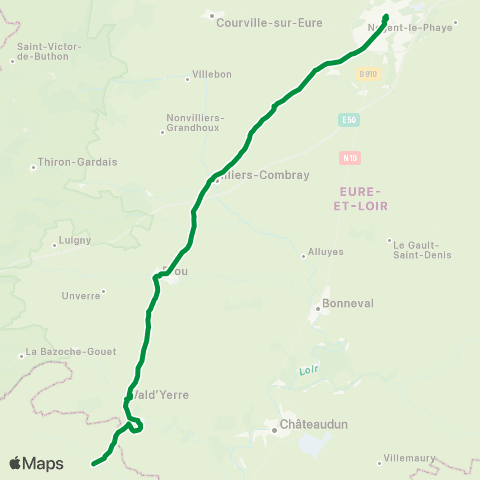 Rémi 28 Droué - Courtalain - Chartres map