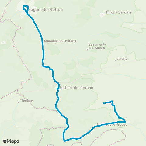 Rémi 28 Chapelle Royale - Nogent le Rotrou map