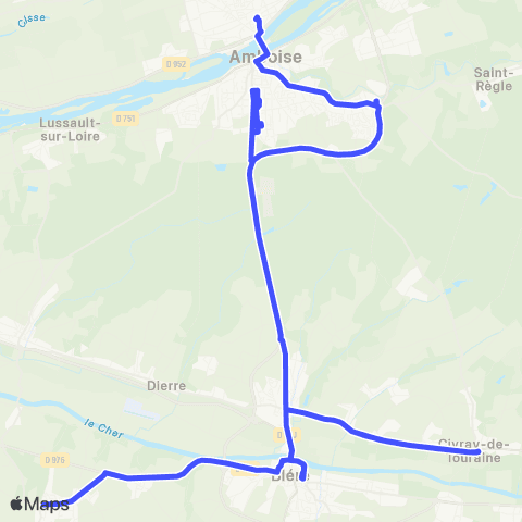 Rémi 37 Athée-sur-Cher - Amboise map