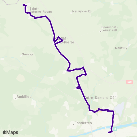 Rémi 37 Saint-Christophe-sur-le-Nais - Tours map
