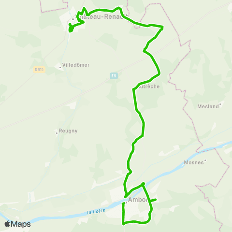 Rémi 37 Amboise - Château-Renault map