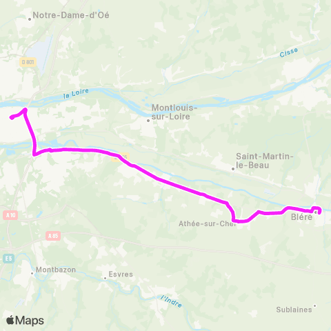 Rémi 37 Bléré - Tours map