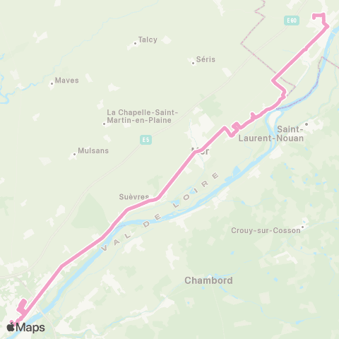 Rémi 41 Beaugency - Mer - Blois map