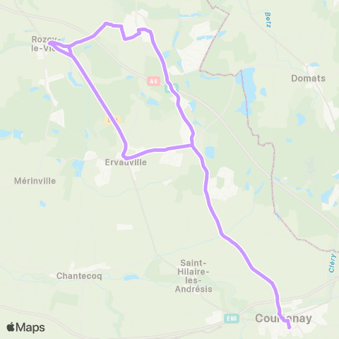 Rémi 45 Courtenay map