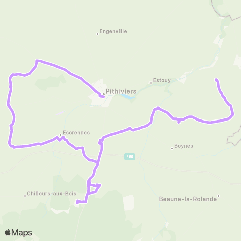 Rémi 45 Pithiviers map
