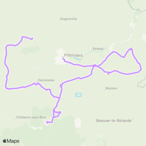 Rémi 45 Pithiviers map