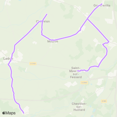 Rémi 45 Saint Maurice sur Fessard map