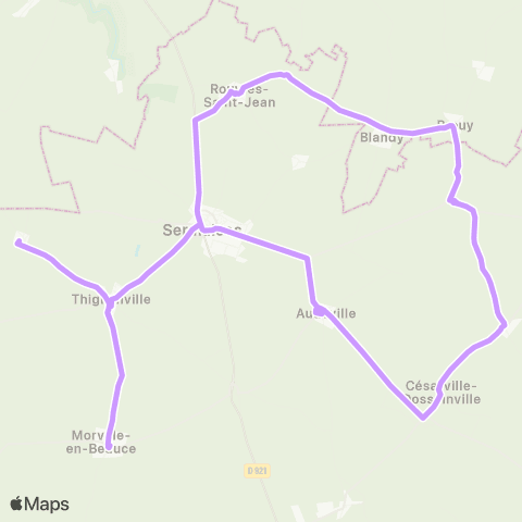 Rémi 45 Sermaises map