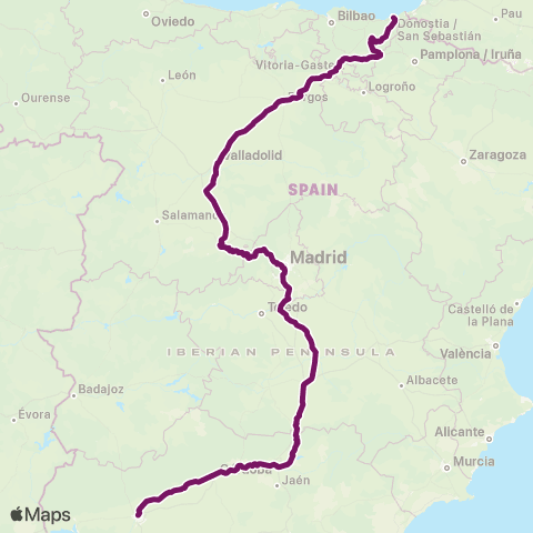 Renfe  map