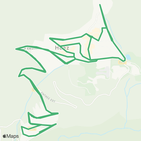 Resalp Ligne 1 - Huez map