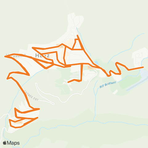 Resalp Ligne nuit map