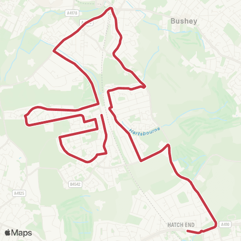 Red Eagle Carpenders Pk Railway Sta - Harrow Arts Ctr map