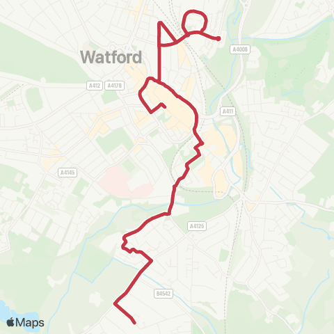Red Eagle Hillcroft Crescent - High Street map