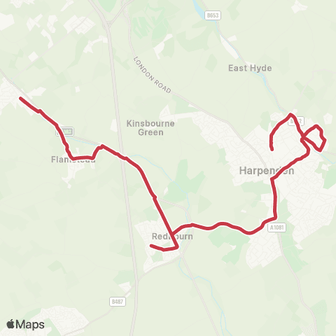 Red Eagle The Plume of Feathers Ph - St George's Sch map